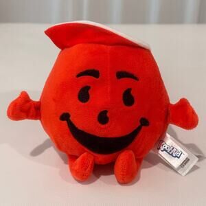 Kool-Aid Man Plush 6" Fiesta Red Pitcher Stuffed Toy Kraft Foods Collectible
